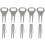 Zinc Alloy Golf Divot Fork Repair Tool Beads String Round Bend Head 1