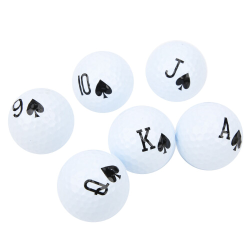 6Pcs Long Distance Golf Balls Double Layer Practice 1