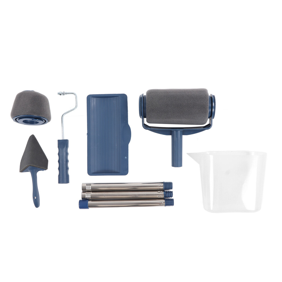 6 in 1 Seamless Paint Roller Set Plastic Stainless Steel Brush Tray-image-OPC-PMMCNM2-NEW