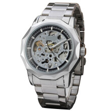 Business Male Automatic Watch Mechanical Waterproof Black