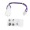 Professional Dual Head Colorful Stethoscope Purple 1