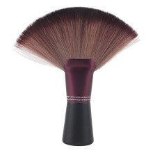1Pez Spazzola Pulizia Colle Barbiere Manico Legno