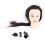 24in Salon Hairdressing Training Head Model with Clamp 1
