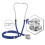 Professional Dual Head Colorful Stethoscope Blue 3