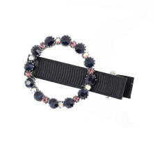Rhinestone Alloy Duck Clip Women Hair Clip(1522 Blue)