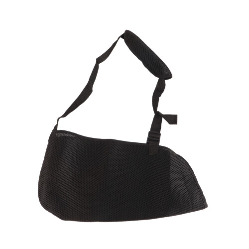 Universal Arm Sling Adjustable Shoulder Strap for Adults Unisex Black