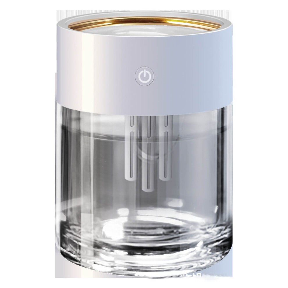 (White Three Nozzle Humidifier) Mini Silent 3 Nozzle USB Humidifier 2L with Colorful Lamp White-image-OPC-PMMCPCD-NEW