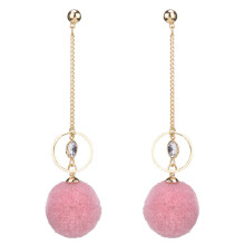 Women Fashionable Pendant Ear Ring Earrings(Pink)