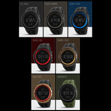 SKMEI Men Sports Watch Countdown Chronograph Digital 50M Waterproof