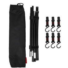 Portable Folding Camping Storage Hook Hanging Rack Tripod Bracket