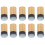 (10MM) 10pcs Pool Cue Tip Replacement Screwon Copper PU 10MM 3