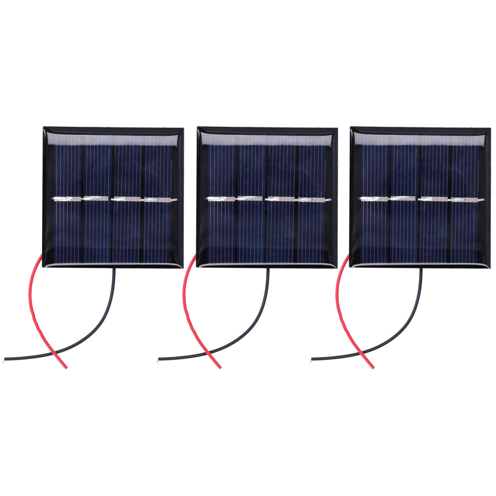 3Pcs 0.45W 2V Mini Solar Panel Cells Polysilicon Diy Battery 500367943755
