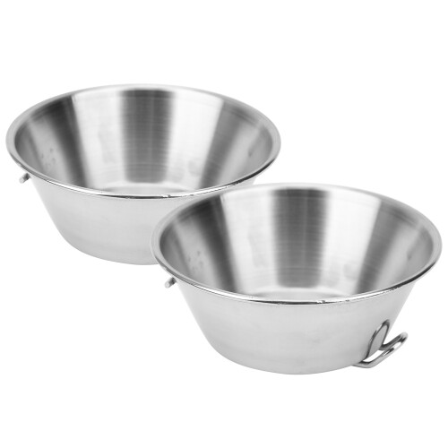 2Pcs Foldable Handle Bowl for Camping Outdoor Use 2