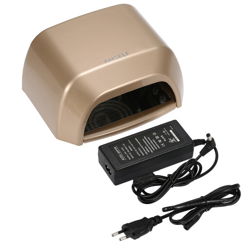 Anself Pro 40W CCFL+LED Nagellacktrockner Dual-Use EU-Stecker Gold
