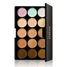Palette correttore crema camo Anself 15 colori toni terra
