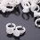 100x Wimpernkleber-Palette Halterung Ringe 1