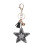 PU Star Keychain Tassel Bag Decoration (Black) 1