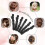 6 Clip Sezione Capelli Nere Salon 2
