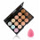 Anself 15-Kleur Make-up Concealer Palette met Spons 2