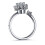 Women Luxury Rotatable Zircon Round Ring 2
