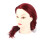 Testa Pratica Capelli 60cm con Morsetto Rosso 2