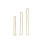 300Pcs Golden Thin U-Shape Bobby Pins Hair Clips 4