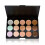 Anself 15-Kleur Make-up Concealer Palette met Spons 5