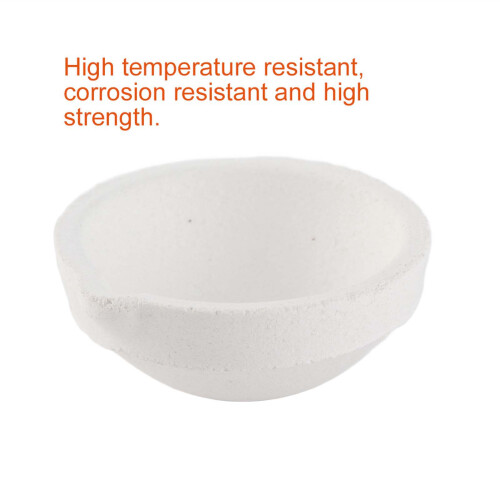 1pc Quartz Melting Crucible Pot for Gold Silver Platinum Refining 1