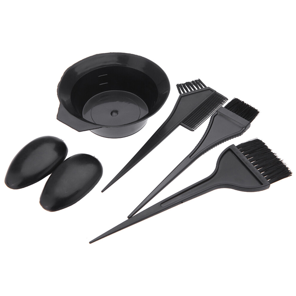 5Pcs Hairdressing Brushes Bowl Combo Salon Set