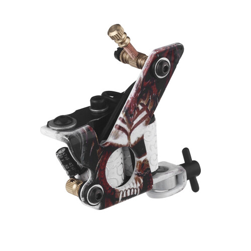 Pro tattoo machine shader liner 10 wrap coils multicolor