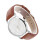 PU Leather Strap Quartz Watch Women Analog Coffee 5