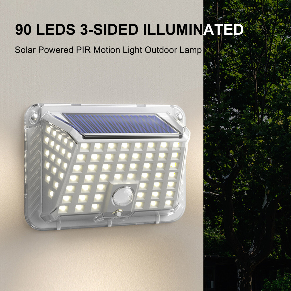 90LEDs Solar Light 3 Modes PIR Motion IP65 1200mAh Outdoor-image-OPC-PMMCTZJ-NEW