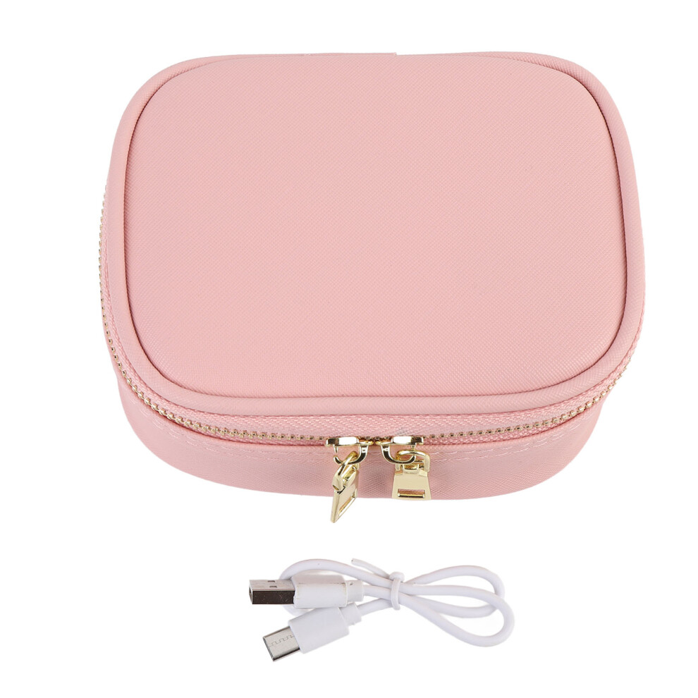 Light Cosmetics Case Roseate Makeup Bag Rechargeable Led Mirror Travel
