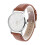 PU Leather Strap Quartz Watch Women Analog Coffee 4