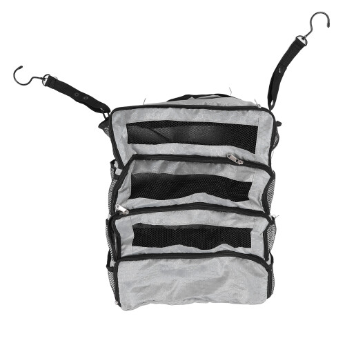 (Gray) Organizer Valigia Pieghevole Cubi Neri