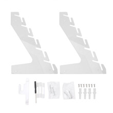 (Transparent) Transparent Acrylic Wall Hat Rack (10 Hats)