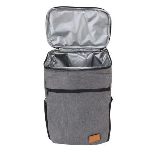 (Gray) Große wasserdichte isolierte Kühlrucksack Grau 2