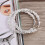 Women Big Hoop Earrings Large Loop Alloy Silver 5
