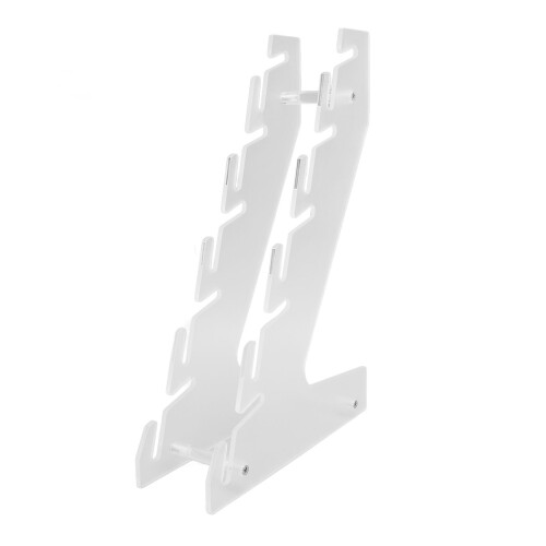 (Transparent) Transparent Acrylic Wall Hat Rack (10 Hats) 1