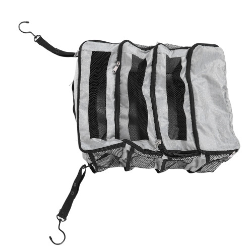 (Gray) Organizer Valigia Pieghevole Cubi Neri 1