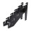 (Black) Transparent Acrylic Wall Hat Rack (10 Hats) 4