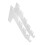 (Transparent) Transparent Acrylic Wall Hat Rack (10 Hats) 5