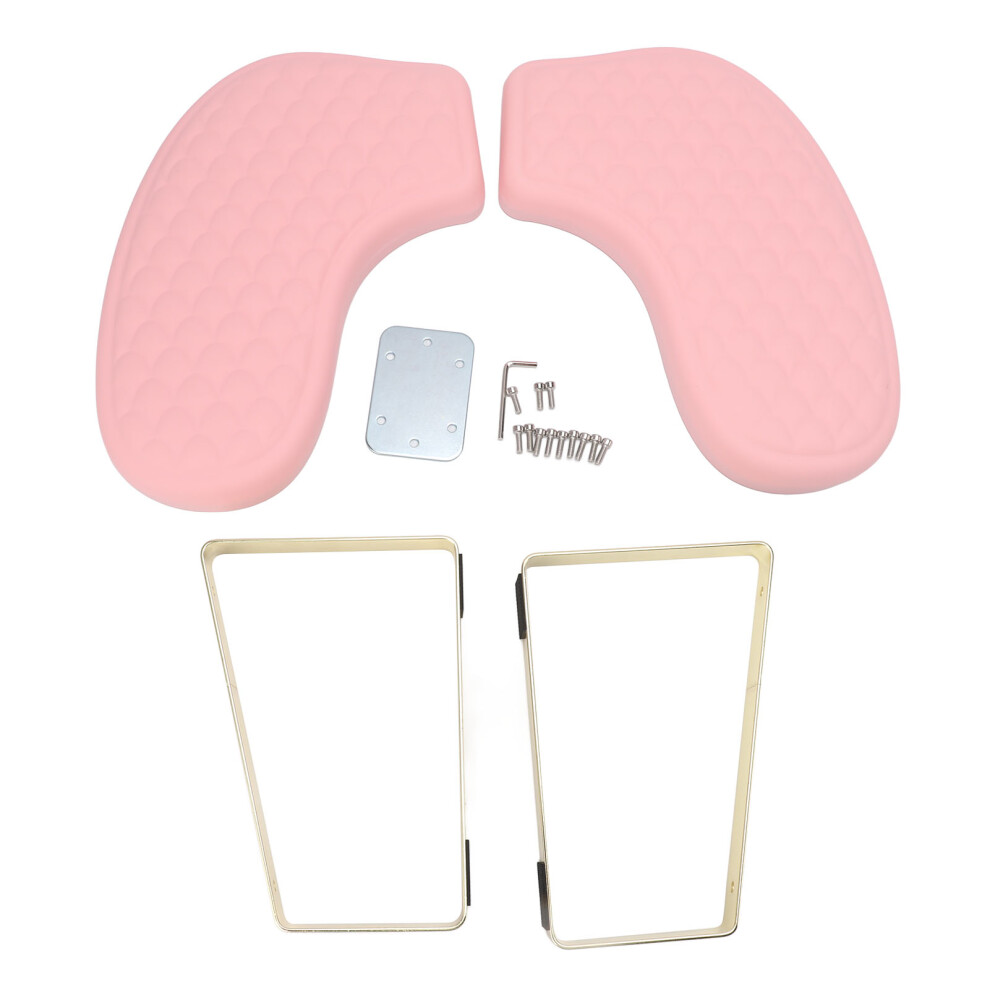 2 Pcs Nail Arm Rest PU Anti-Slip Manicure Hand Pillow for Salon