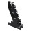 (Black) Transparent Acrylic Wall Hat Rack (10 Hats) 3
