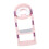 Foldable Toddler Potty Training Seat Anti Slip with Step Stool Pink 3
