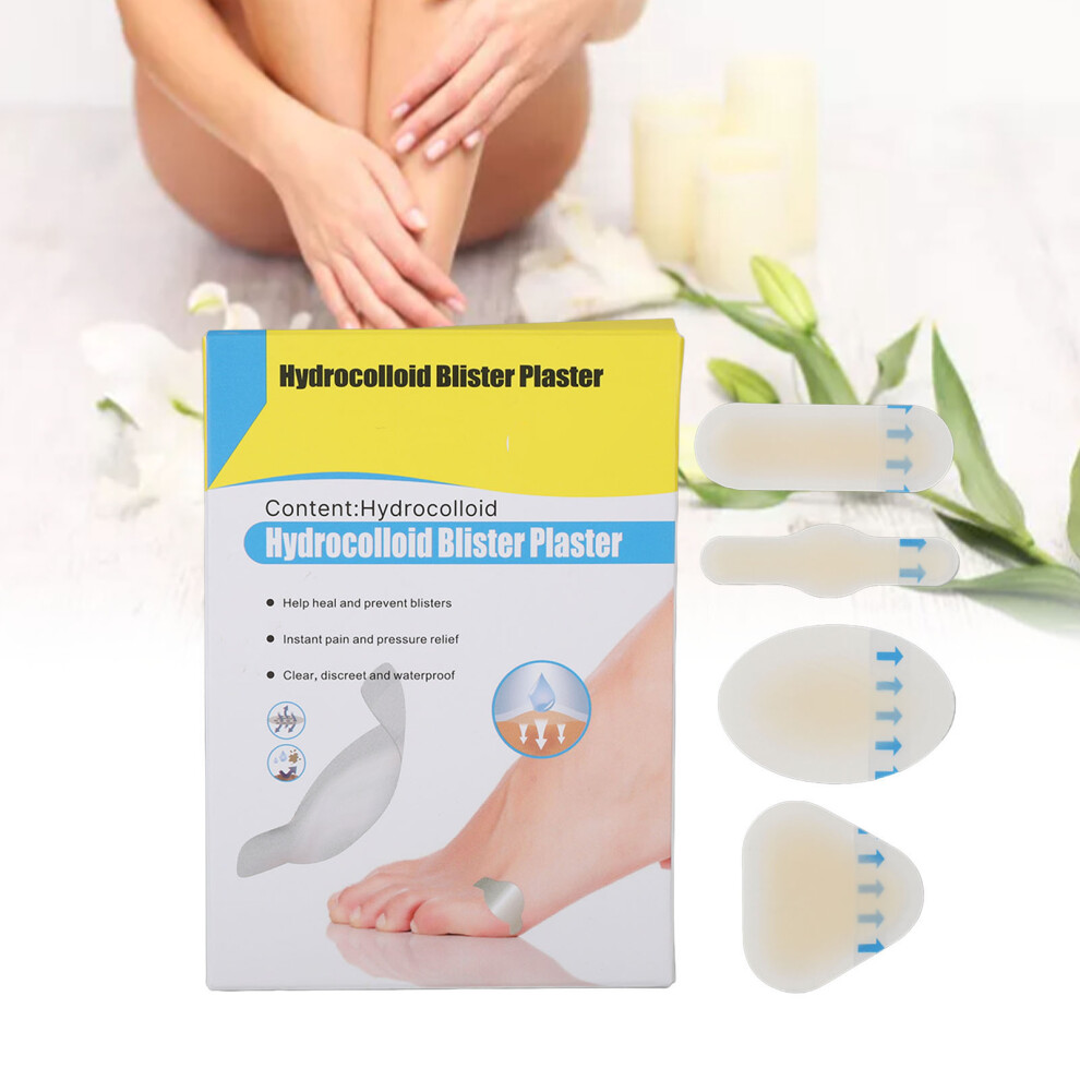 4pcs Hydrocolloid Blister Bandages - Prevent and Treat Blisters