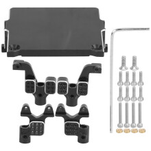 Front Rear Shock Towers Set with Receiving Rack Fit Axial SCX24 90081