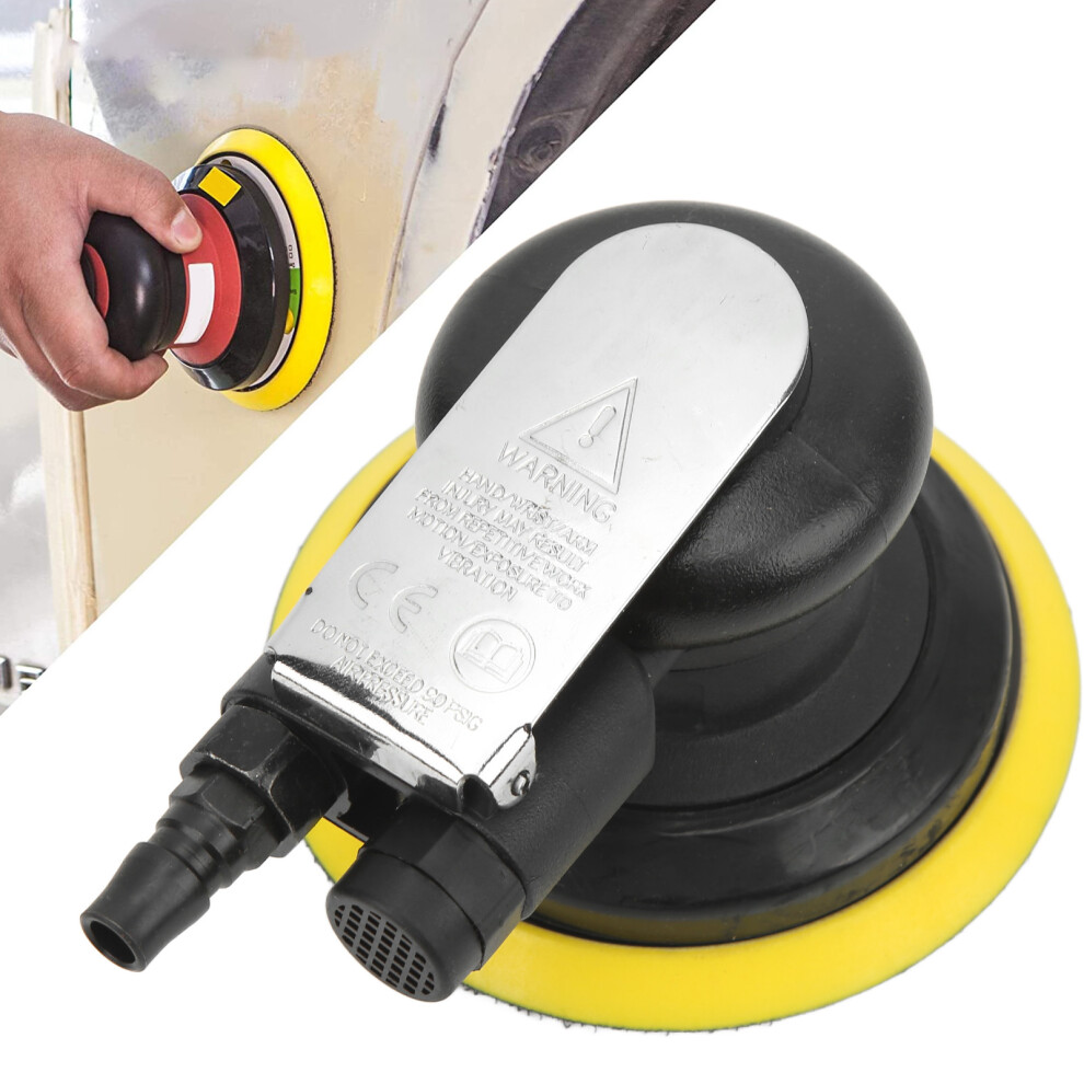 Automotive 5-Inch Pneumatic Sander 12000Rpm Low Noise Air Grinder For Metal 7651357180476