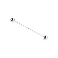 Men Silver Plated Steel Tie Pin 6CM
