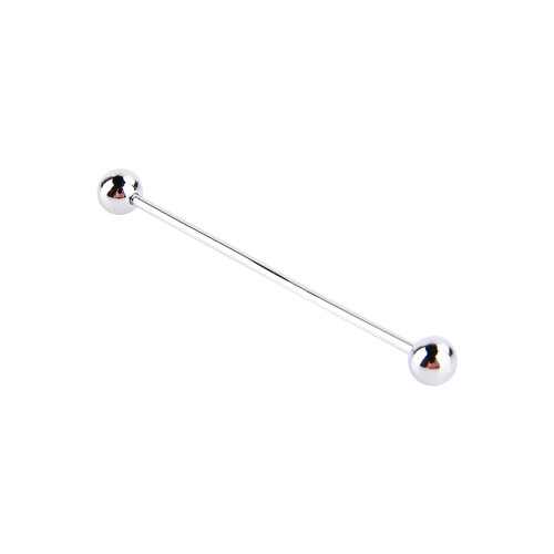 Men Silver Plated Steel Tie Pin 6CM